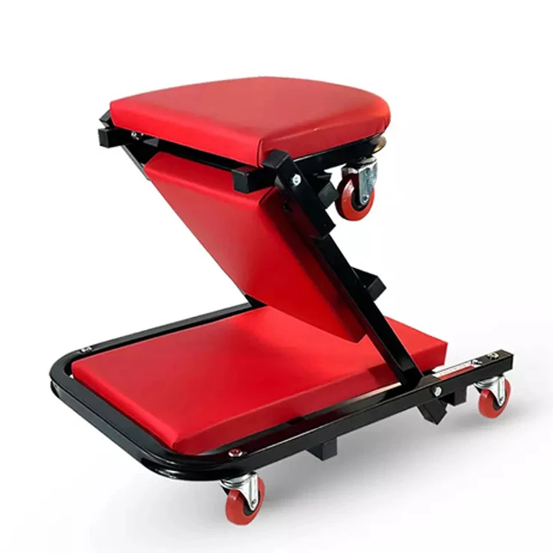 Heavy Duty Under Car Garage Work Padded Roller Seat Folding Convertible Creeper