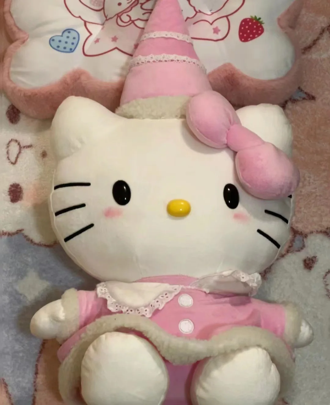 Anime Kitty Stuffed Animals Home Decoration Birthday Christmas Gifts Cute Anime Kitty Cartoon Plush Toys for Girls Kids