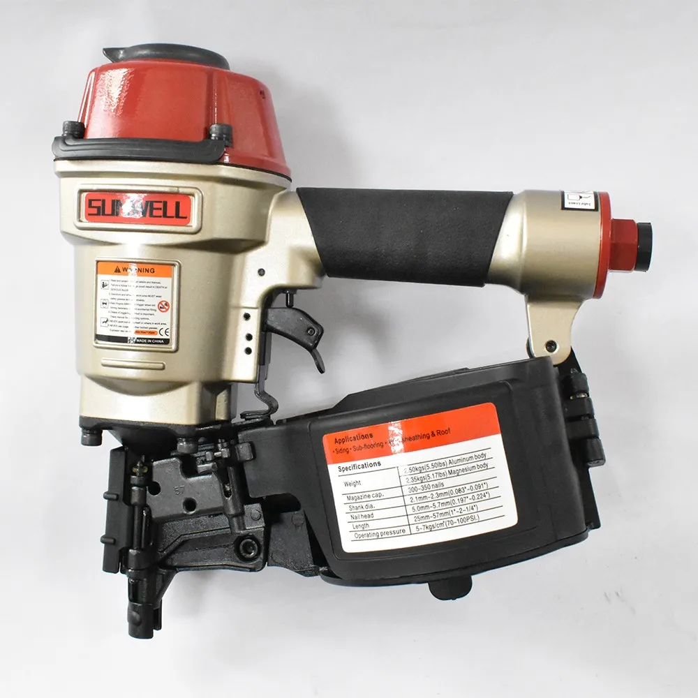 SUNWELL Industrial air coil nail gun CN70 manufacture in China