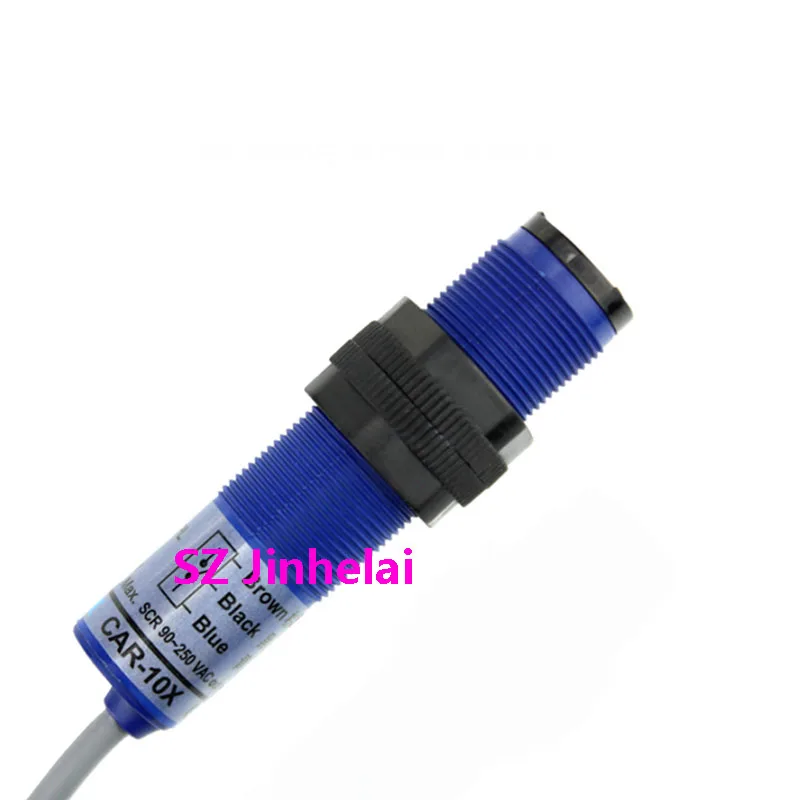 New and Original FOTEK CAR-10X 10XB Diffuse Reflection Photoelectric Switch Cylindrical Sensor AC