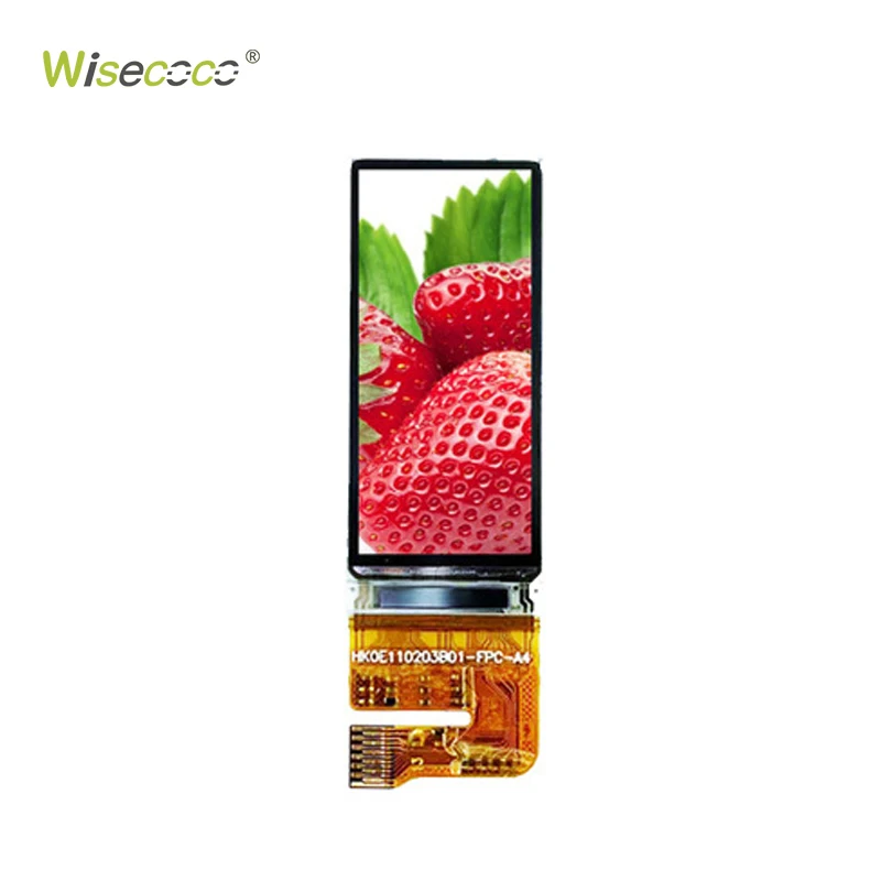 WIisecoco Tft-Lcd High Contrast 1.1 Inch 126*294 SPI 413Pins Interface 250Nits Micro Lcd Display Module For Medical Instrument