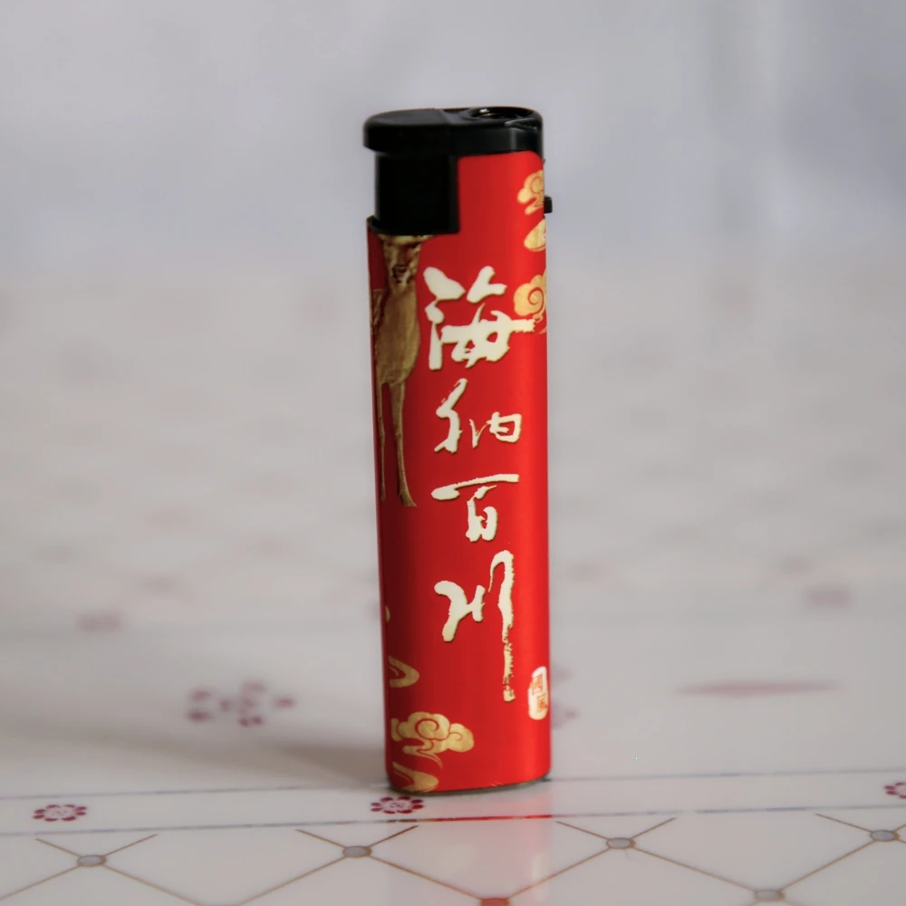 electric shock gas lighter / torches windproof lighter / pocket lighter  968 well know