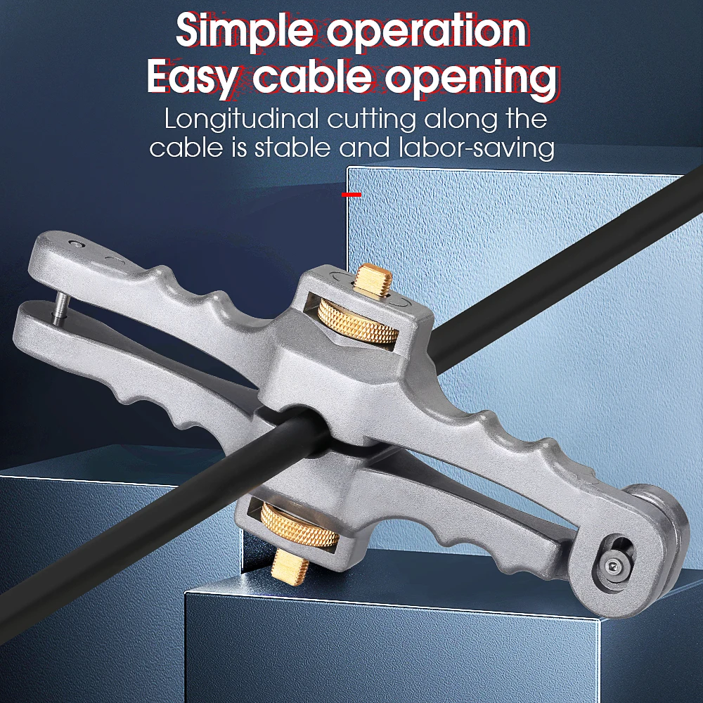 Longitudinal Opening Knife Longitudinal Sheath Cable Slitter Fiber Optical Cable Stripper SI-01 Cable cutter