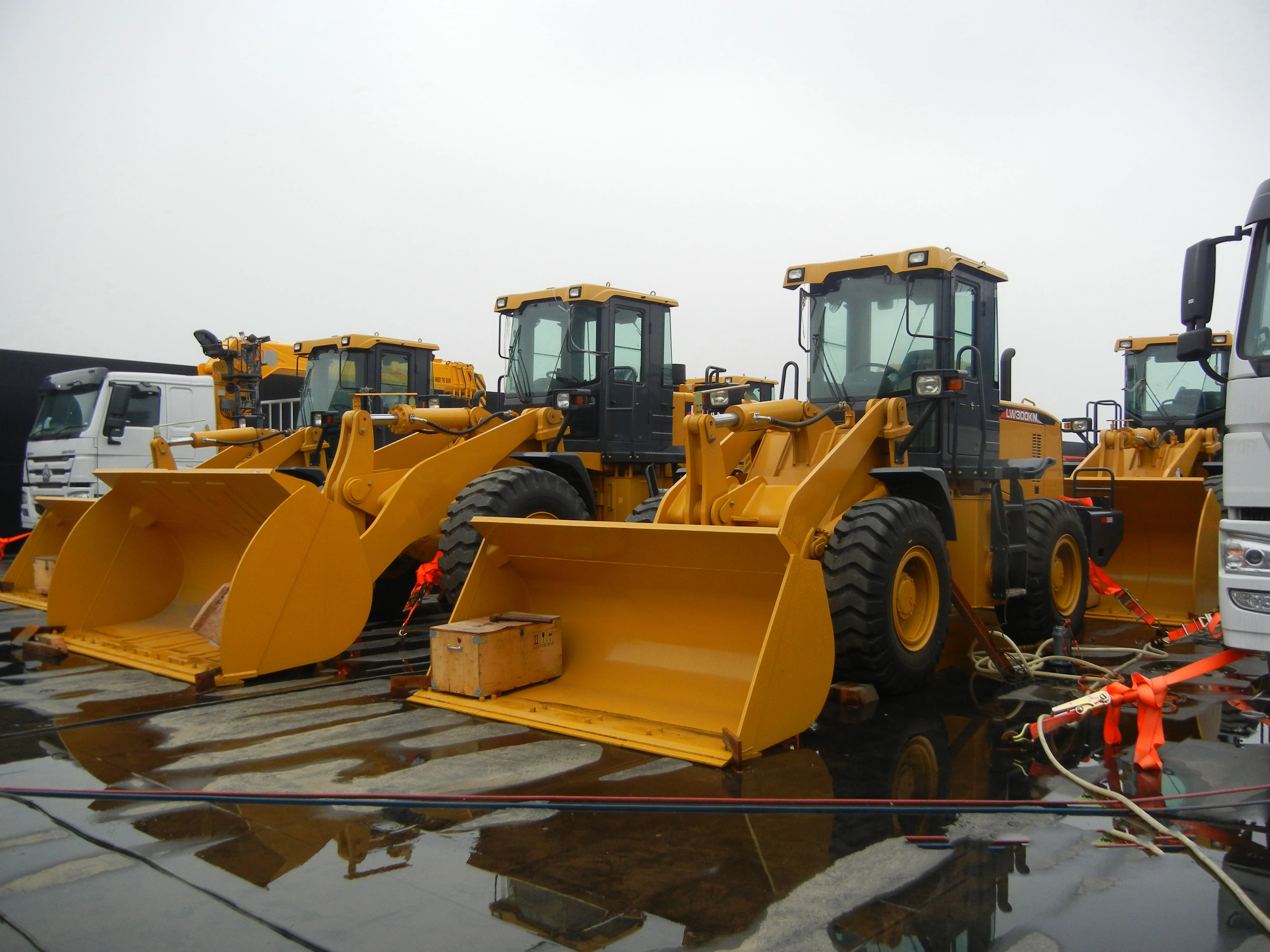 2841mm High Dumping Loader LW400KN Front End Wheel Loader For Sale