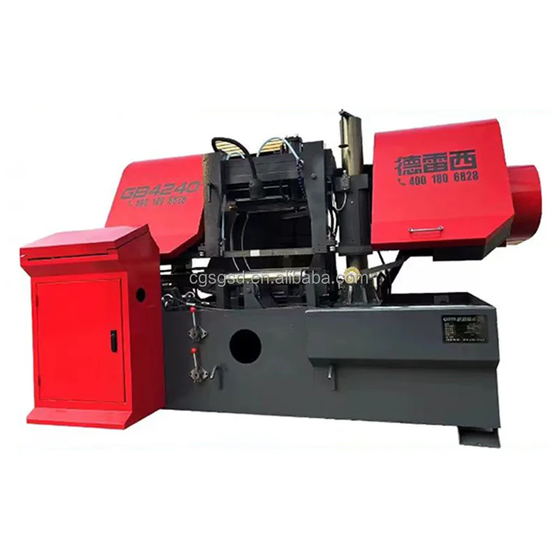 Hydraulic Horizontal Steel Bar Cast Iron Metal Cutting Sawing Machine Automatic Feed Aluminum Rebar Band Saw Cut Machinery