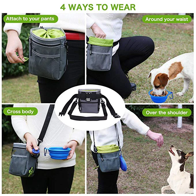 
amazon hotsale custom durable dog treat pouch pet training bag 