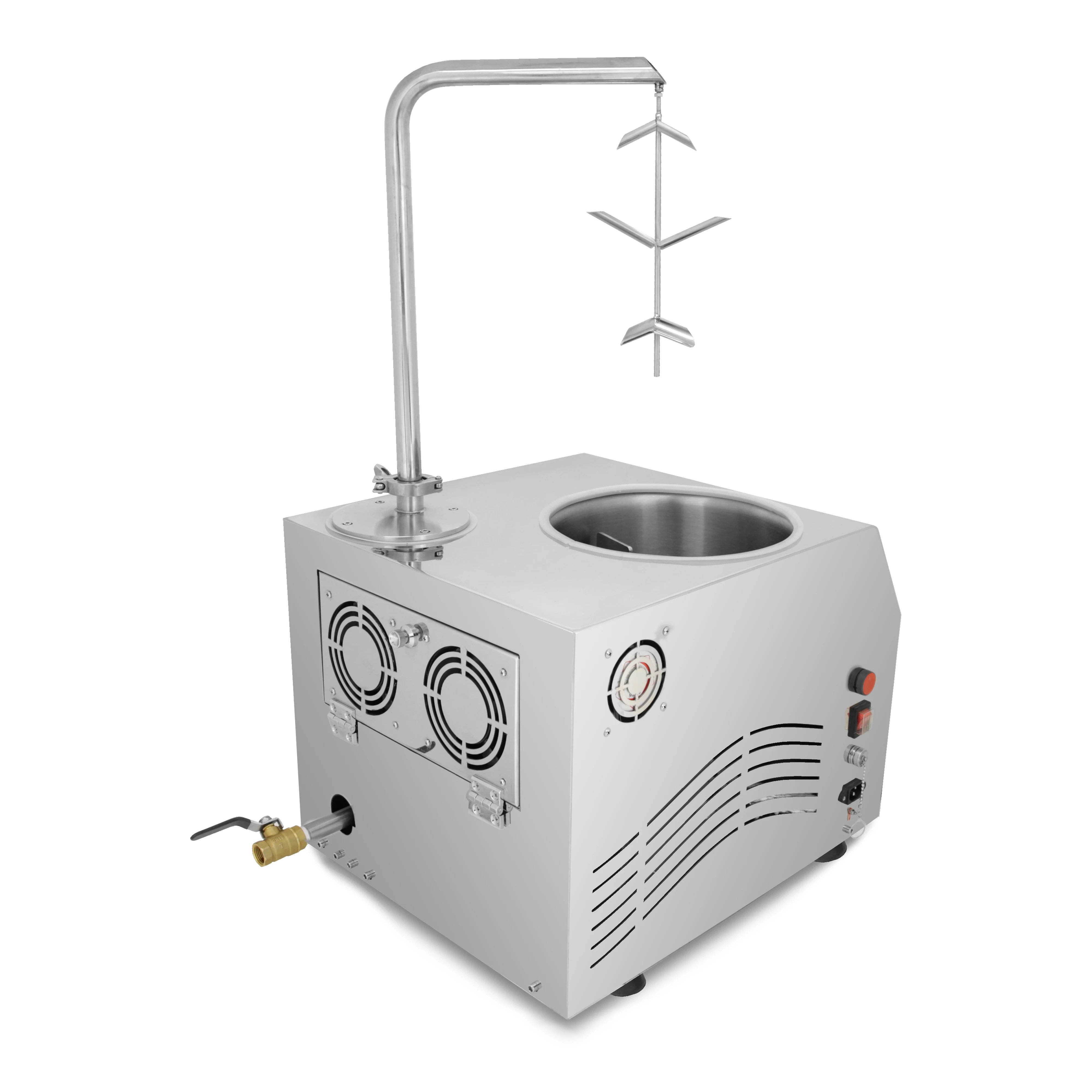 NP348 Automatic chocolate machinery small chocolate tempering machine for sale chocolate dispenser