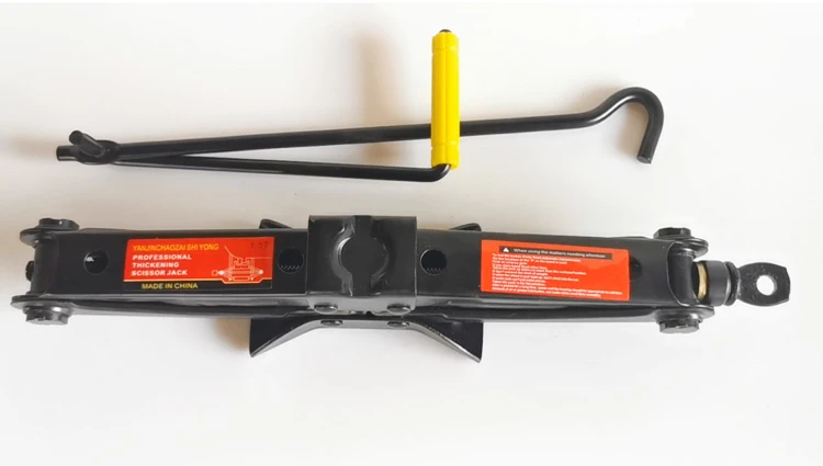 
1.5T Ton Auto Scissor Wind Up Jack Car Foldable Hand Jack For Automotive Emergency Repair Tools 