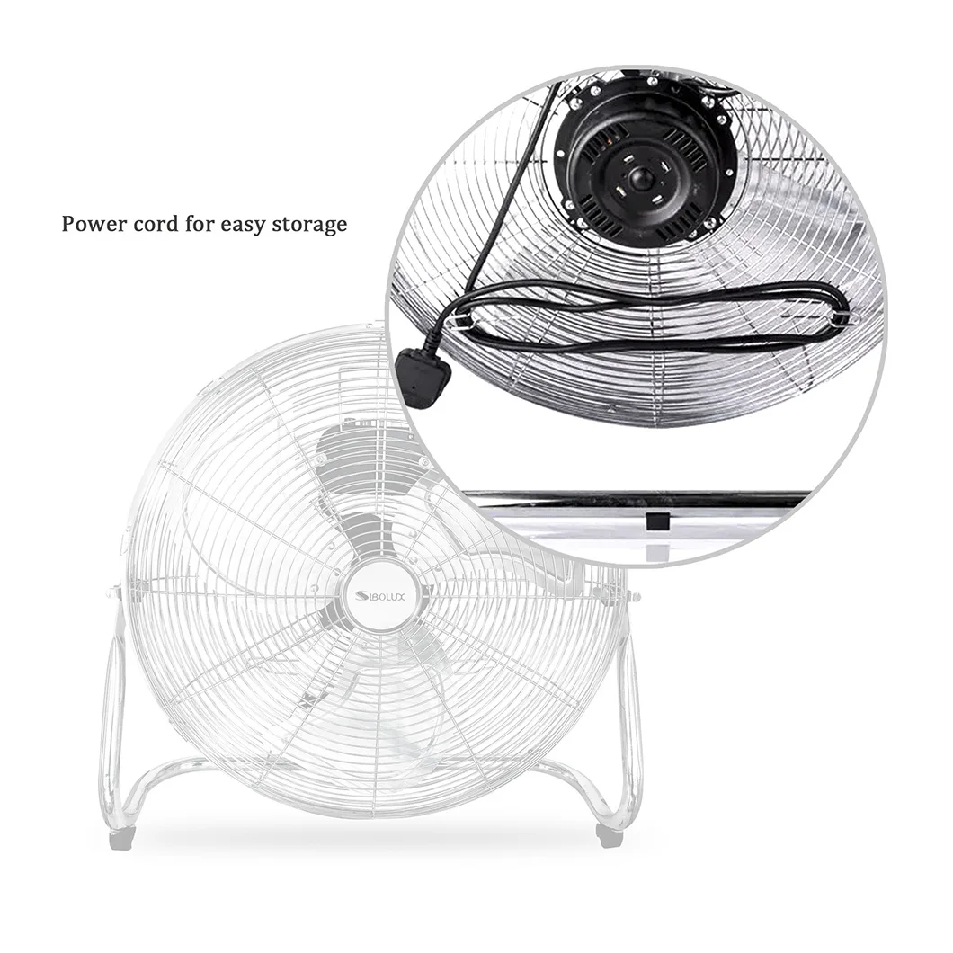 20inch ventilador industrial electric floor fan with powerful motor and stronger wind cooler fan