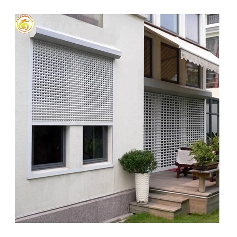 WK Manufacturer Customized Grill  Design Roller Shutter Door, Mesh Roll Up Gate,Metal Roll Up Garage Speed Roller Door