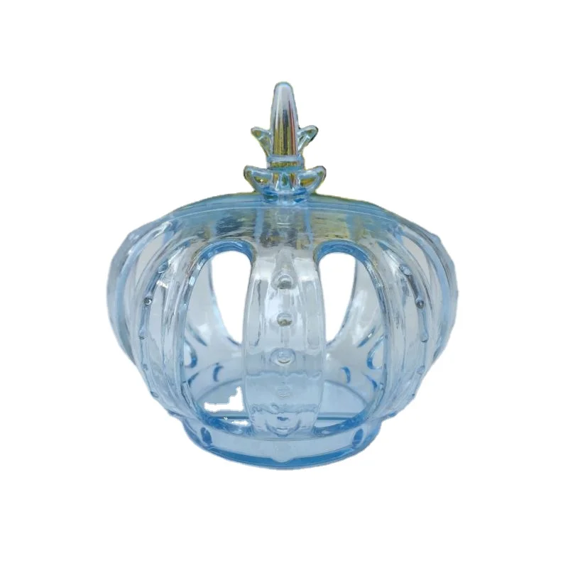wholesale Plastic Pearlescent coating crown shape Candy Box Oriental india arab  Dragee Container Party Favors Gift We