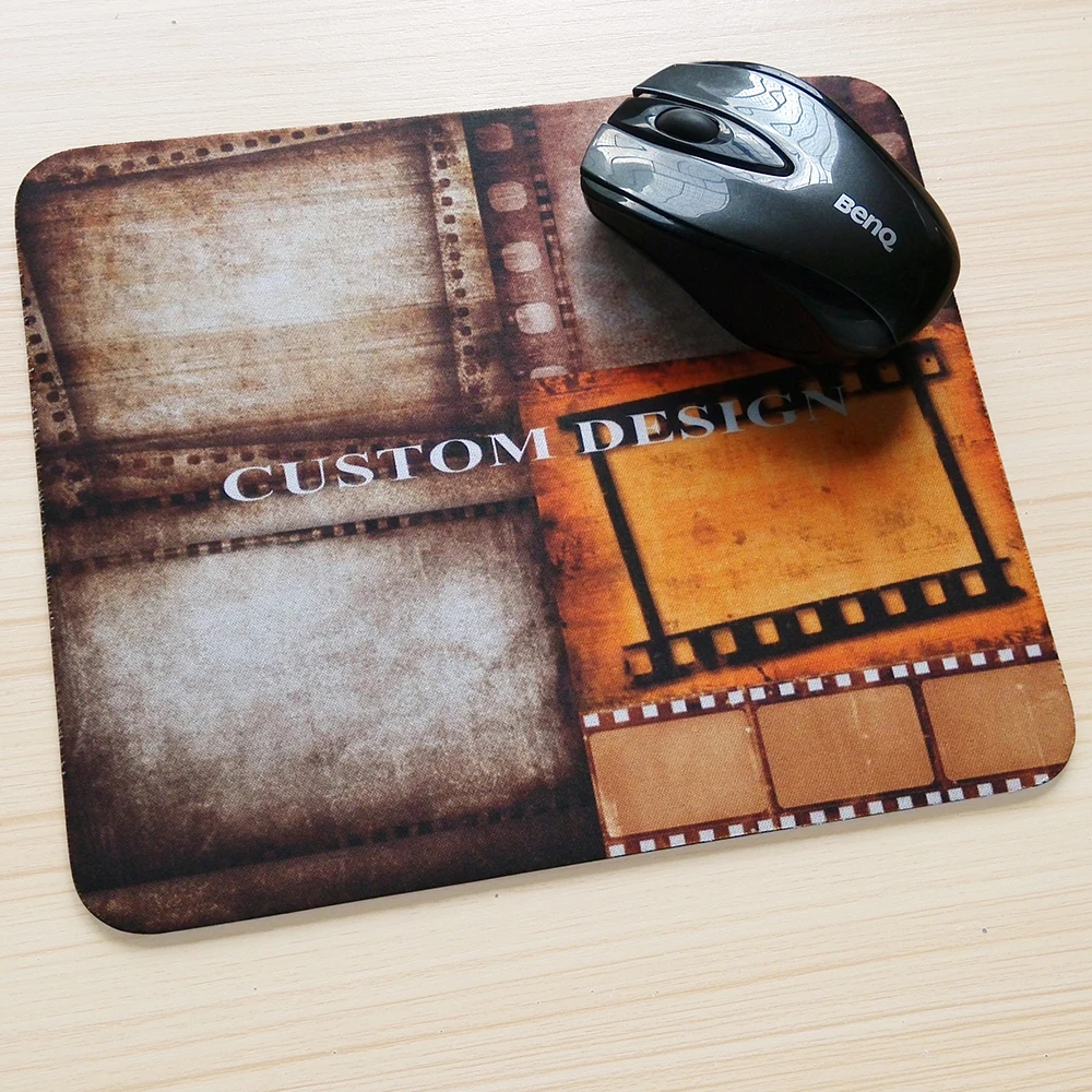 OEM Factory Direct Sale Non-slip Black Promotion Fabric Laptop Mouse Pad