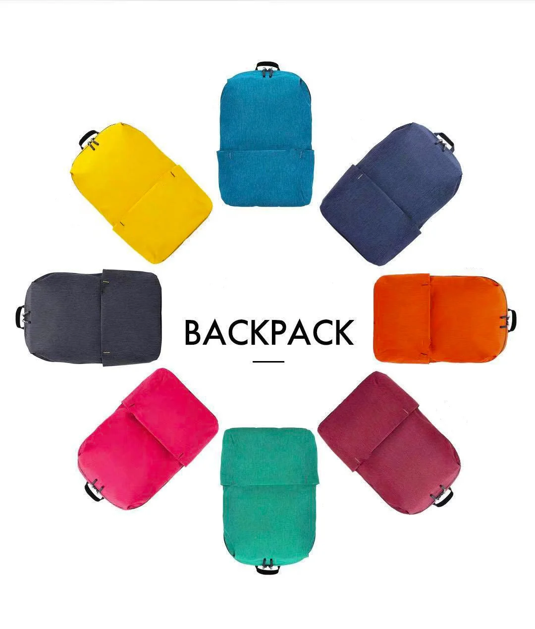 New Original Backpack Urban Leisure Chest Colorful Backpacks Sports Waterproof Unisex Bags Colorful Mini Backpack
