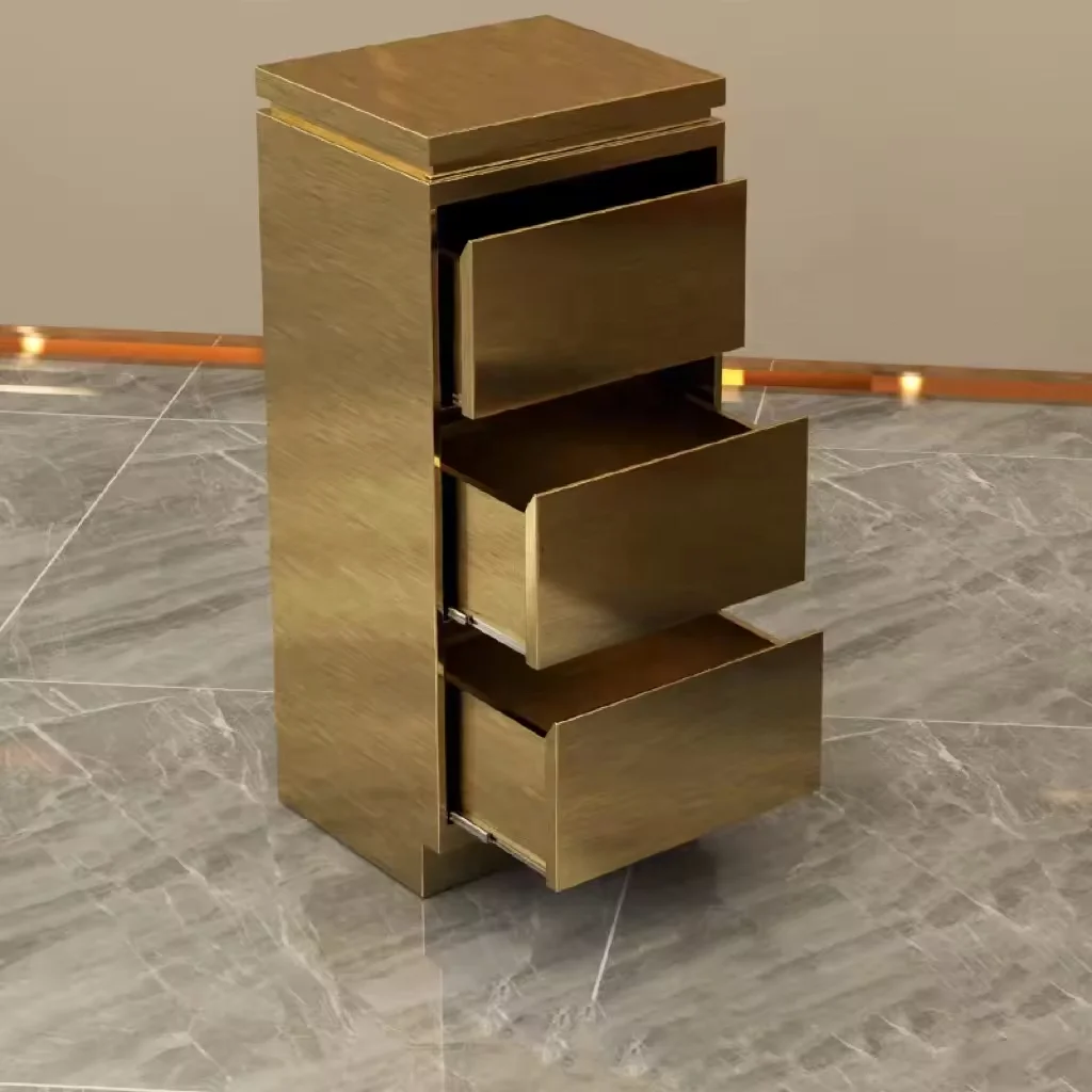 Salon Trolley cart beauty trolley stainless steel makeup Hairdressing multi function  salon Movable double three layer trolley