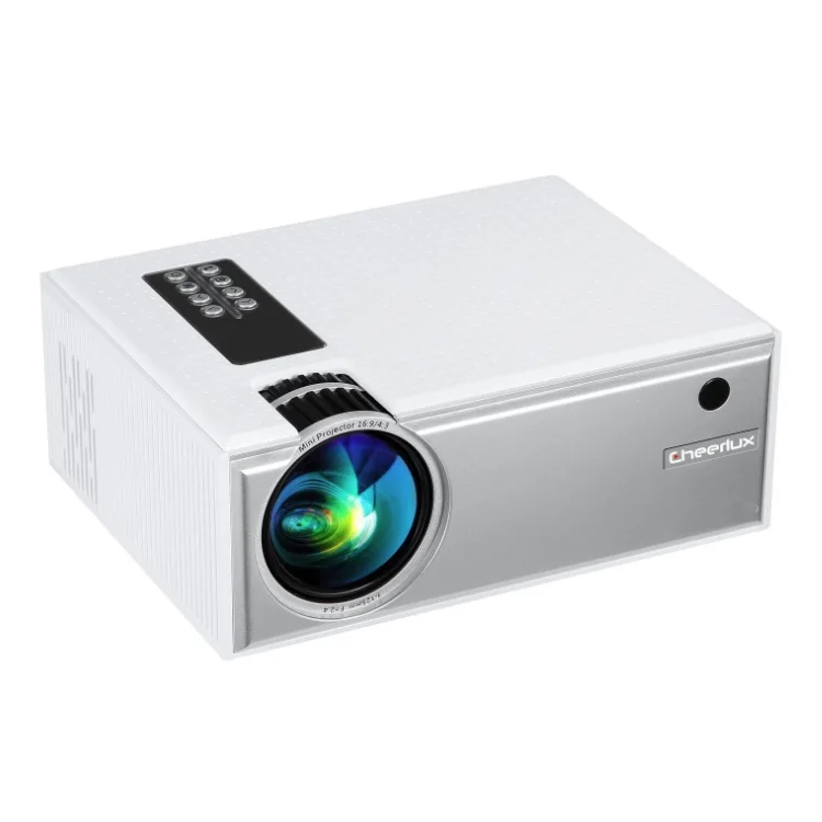 
Portable CHEERLUX C8 HD Projector Home Theater LCD LED support 1080P Projector mini projector 
