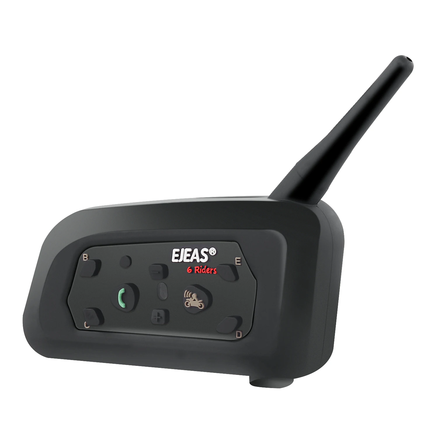 Водонепроницаемый Bluetooth-домофон для мотоциклов eepas V6 PRO 6 Riders IP65
