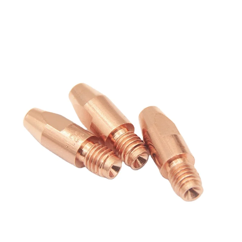 Suitable for European welding consumables MIG welding contacts 15aAK M6  CuCrZr Material 25 mm