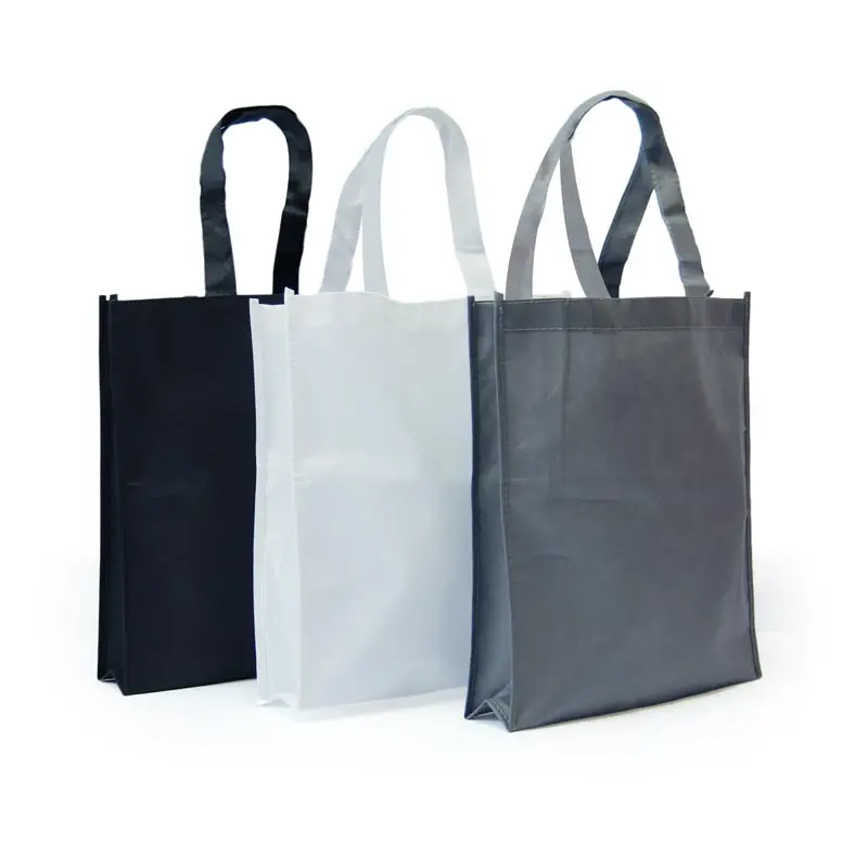 Cheap direct factory supply 80gsm reusable decorative non woven fabric tote bag