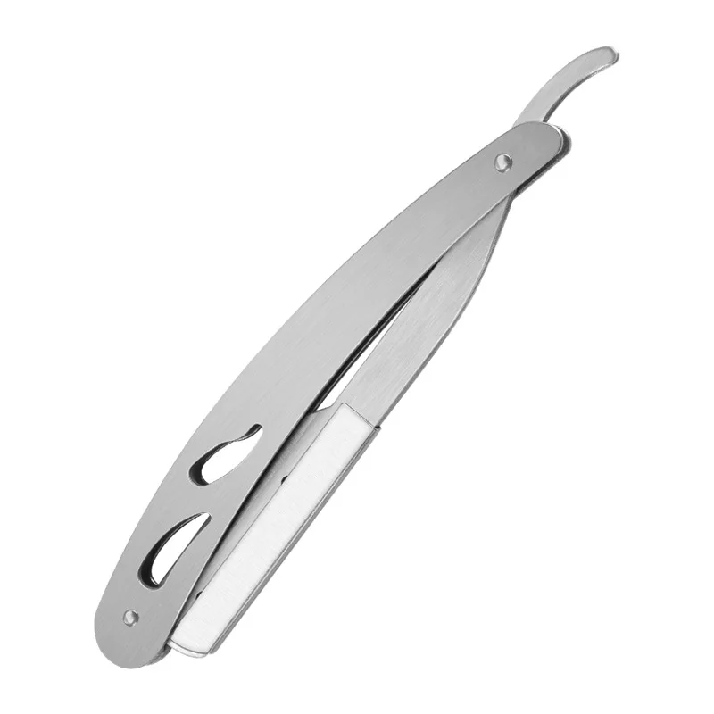 Folding Stainless Steel Straight Barber Edge Razor Folding Shaving Knife Straight Shaving Razor