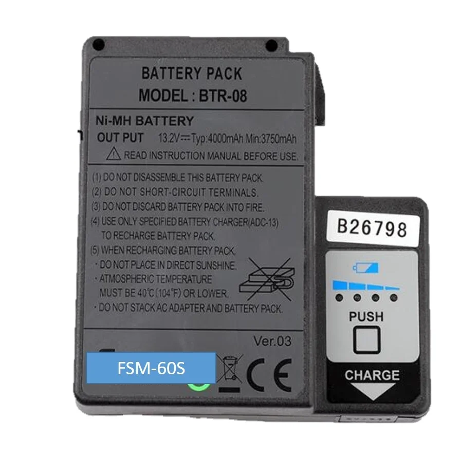 fusion splicer FSM60S fiber optical splicer AC Adaptor Battery charger  fusion splicer BTR-08