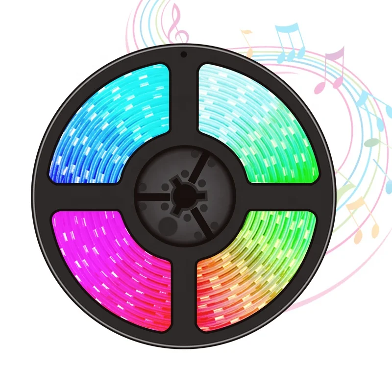 Factory Price 15M LED Strip Lights RBG Color Changing Light Strips with Remote Bright 5050 Smart LED Strip Lights//