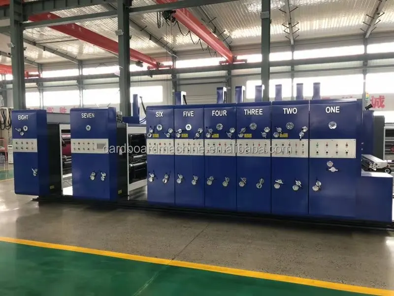 Professional Manufacture 3 Layer Carton Box Flexographic Printing Machine India