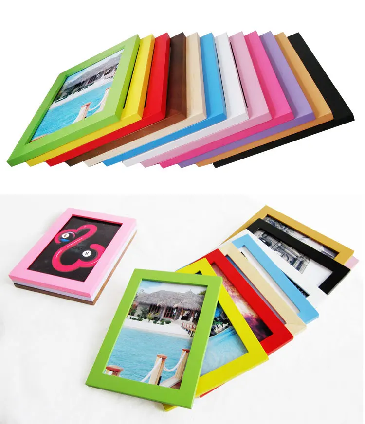 
Special Hot Selling China Manufacturers Good Quality Wood White Photo Frame 