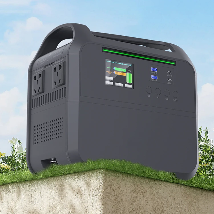 Power Supply 110/220V Ac Outlet Extended Capacity Emergency Rechargeable Battery Solar Portable Power Station For Camping