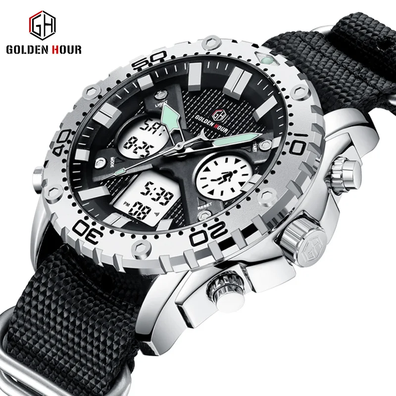 GH122 oem водонепроницаемые пользовательские часы производитель модные спортивные для мужчин
