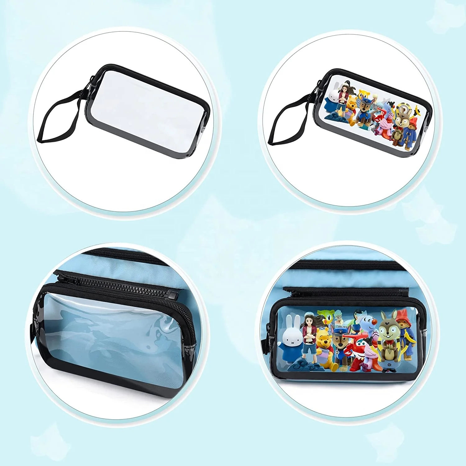 Дорожная сумка для переноски тоников и тонибоксов со съемной прозрачной сумкой