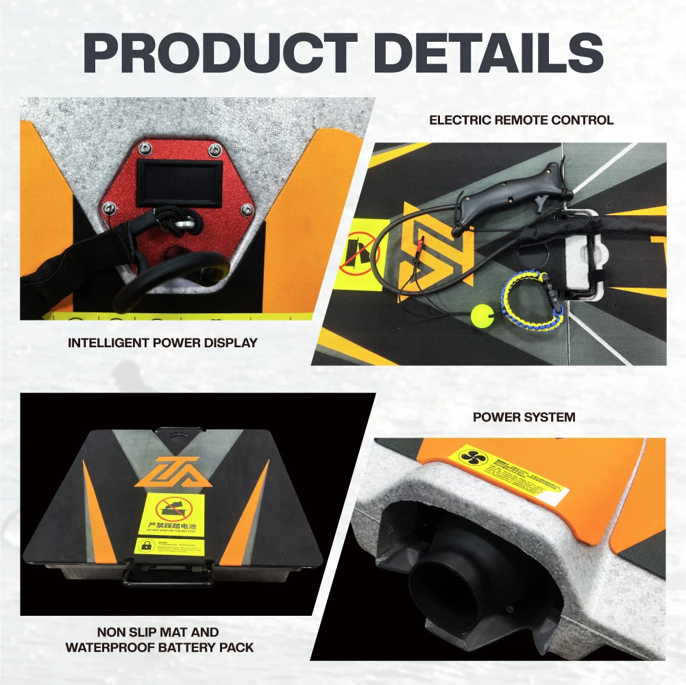 Factory Direct Sale Electric Surfboard Boards Land Inflatable Fin Rush Wave For Sale With High Quality