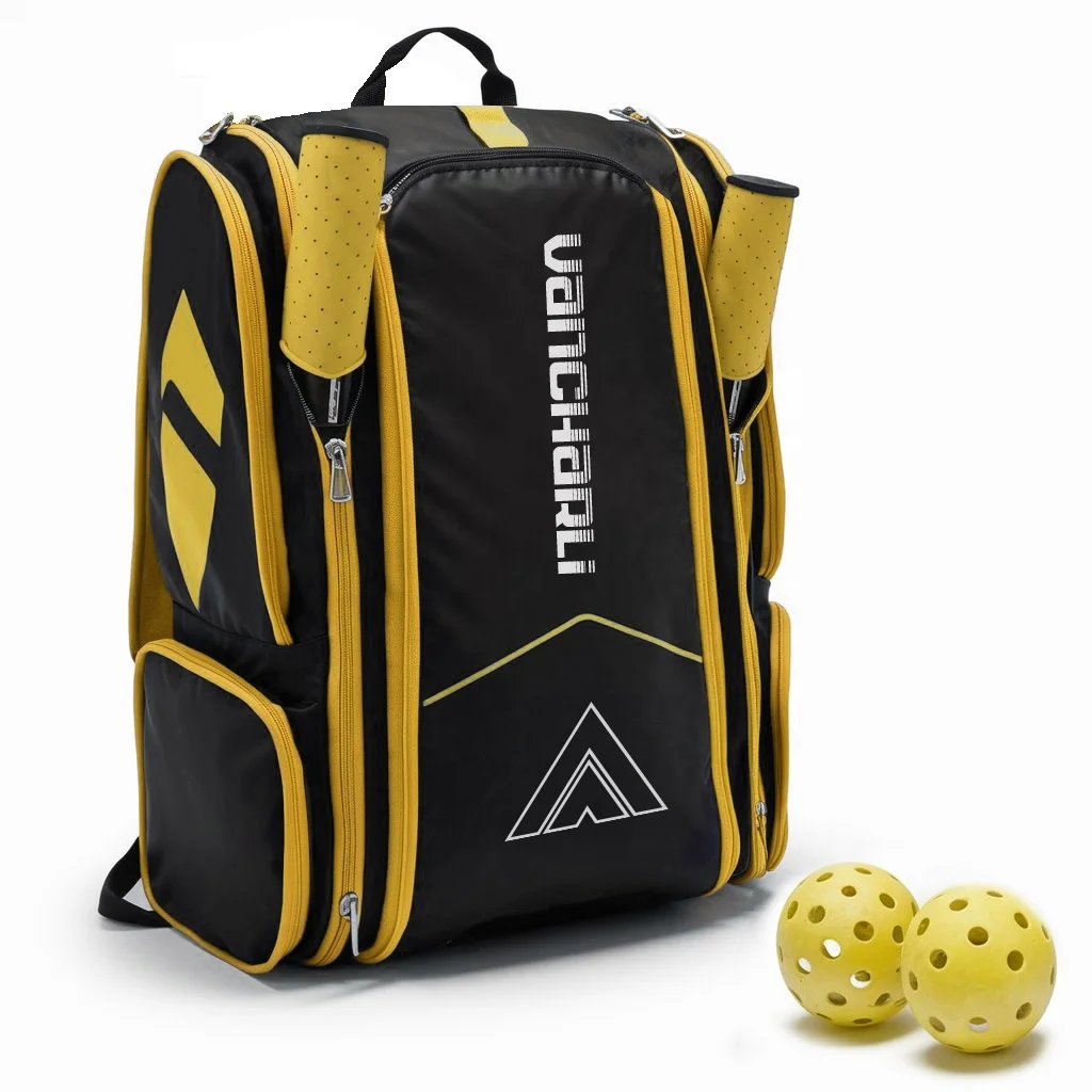 Wholesale High Quality Water-Resistent Large Capacity Duffle Backpack Padel Tennis Rackets Pickleball Bag With Shoe Pocket