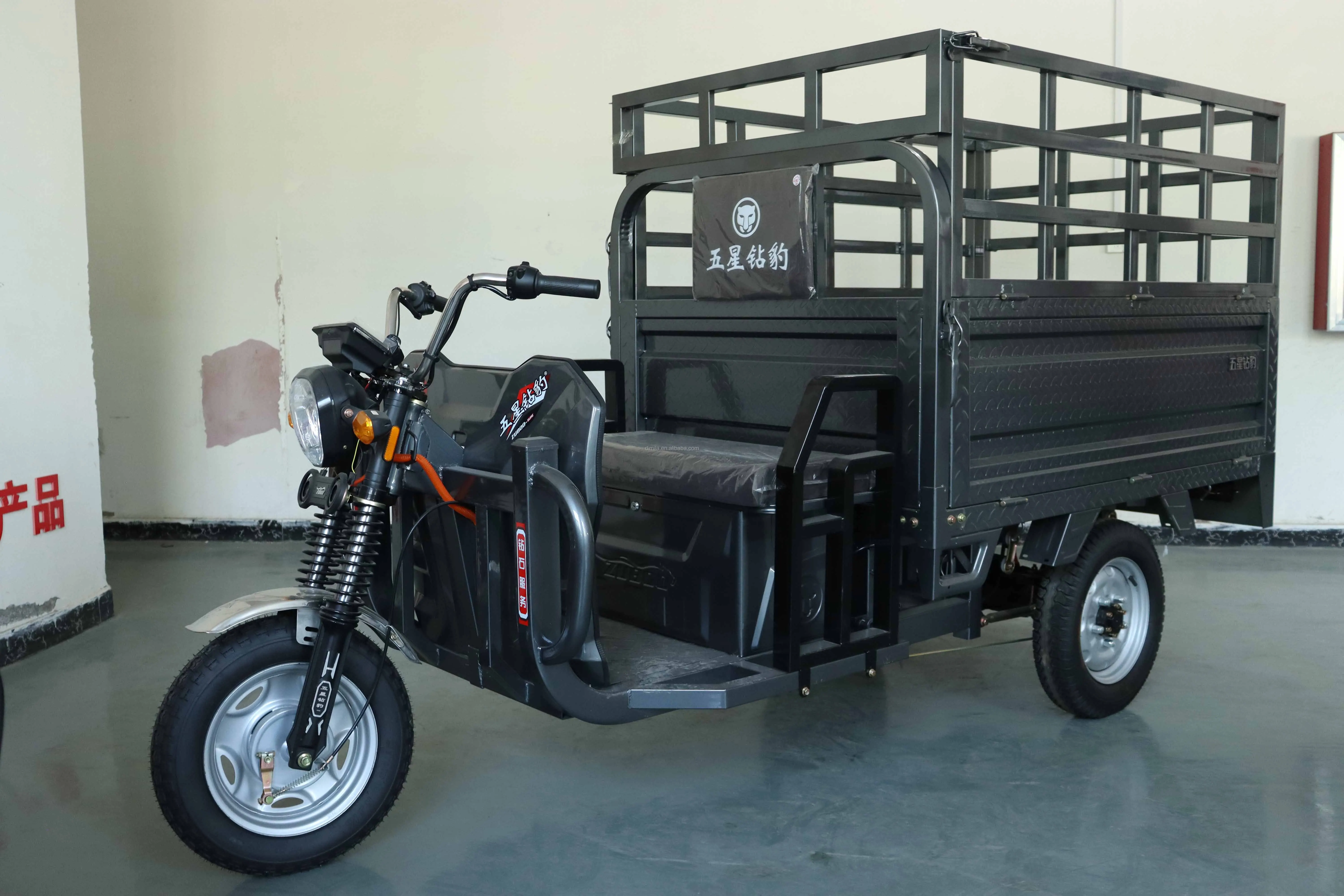 New design electric cargo tricycle for adult electric tricycles 3 wheel wholesale good quality double heighten high hurdles