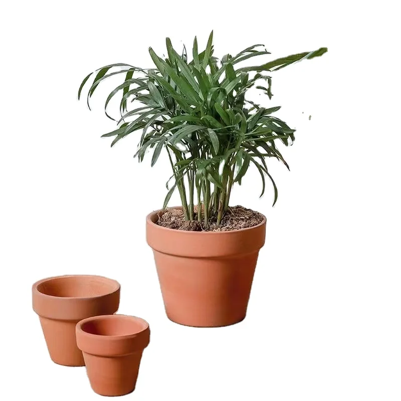 7 inch 18 cm medium Ceramic porcelain terracotta Pots With Drainage Hole for plants