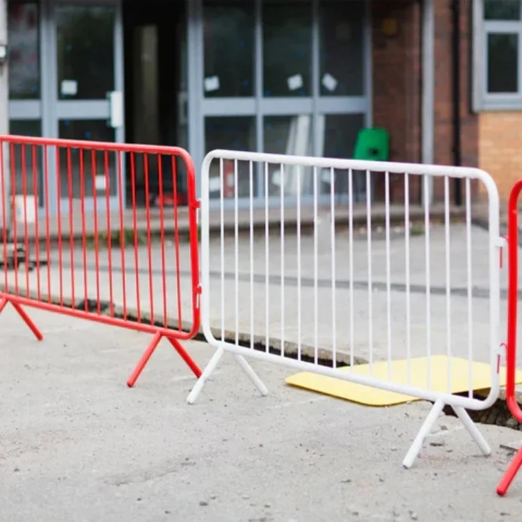 Crowd control safety barricade traffic barrier stainless steel barricades galvanized pedestrian barriers crowd control  fence