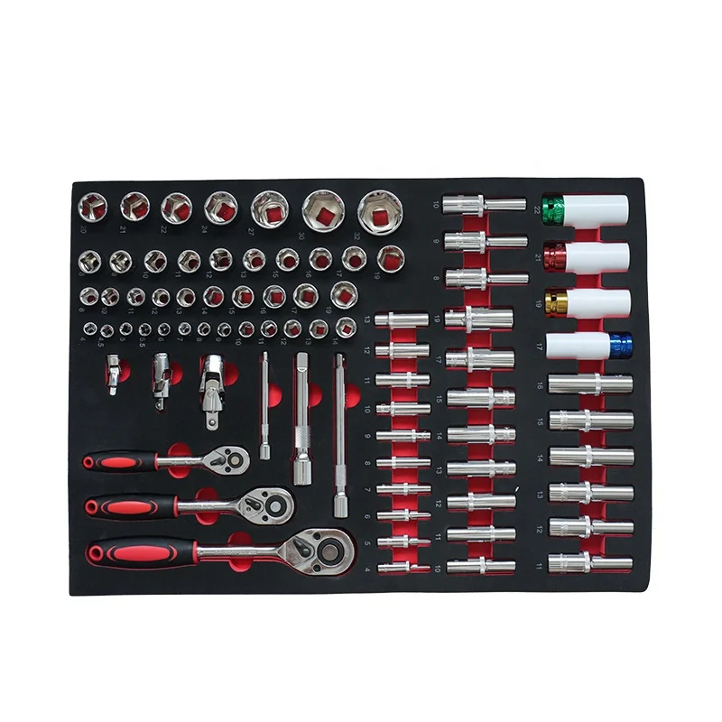 258 Pcs Professional Chrome Vanadium Mechanical Tool Set Box For Auto Repair Herramientas General