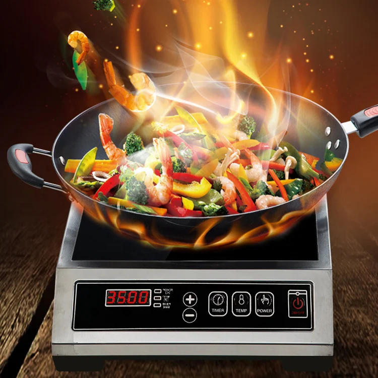 High-Power Commercial Induction Cooker Plastic bottom Electromagnetic Induction Stove/Cooktop Household Use Factory Price