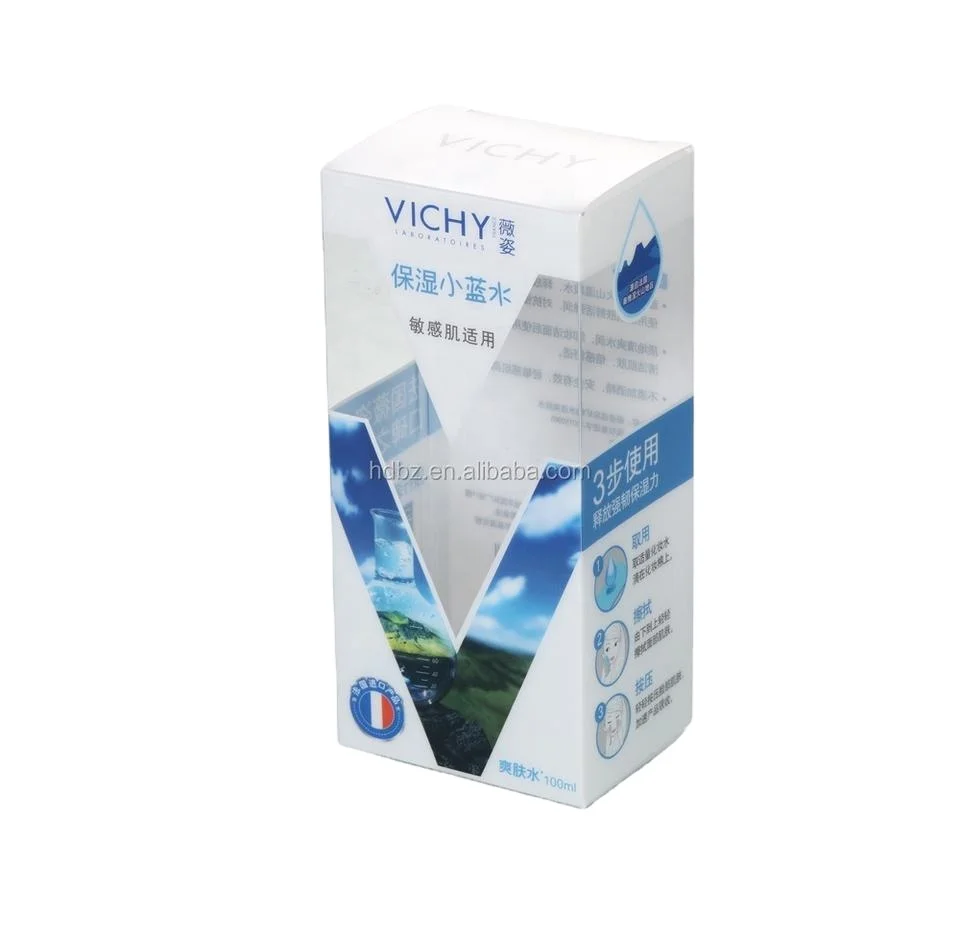 Clear pvc packing boxes PET transparent packaging box toy plastic protector case with card gift case
