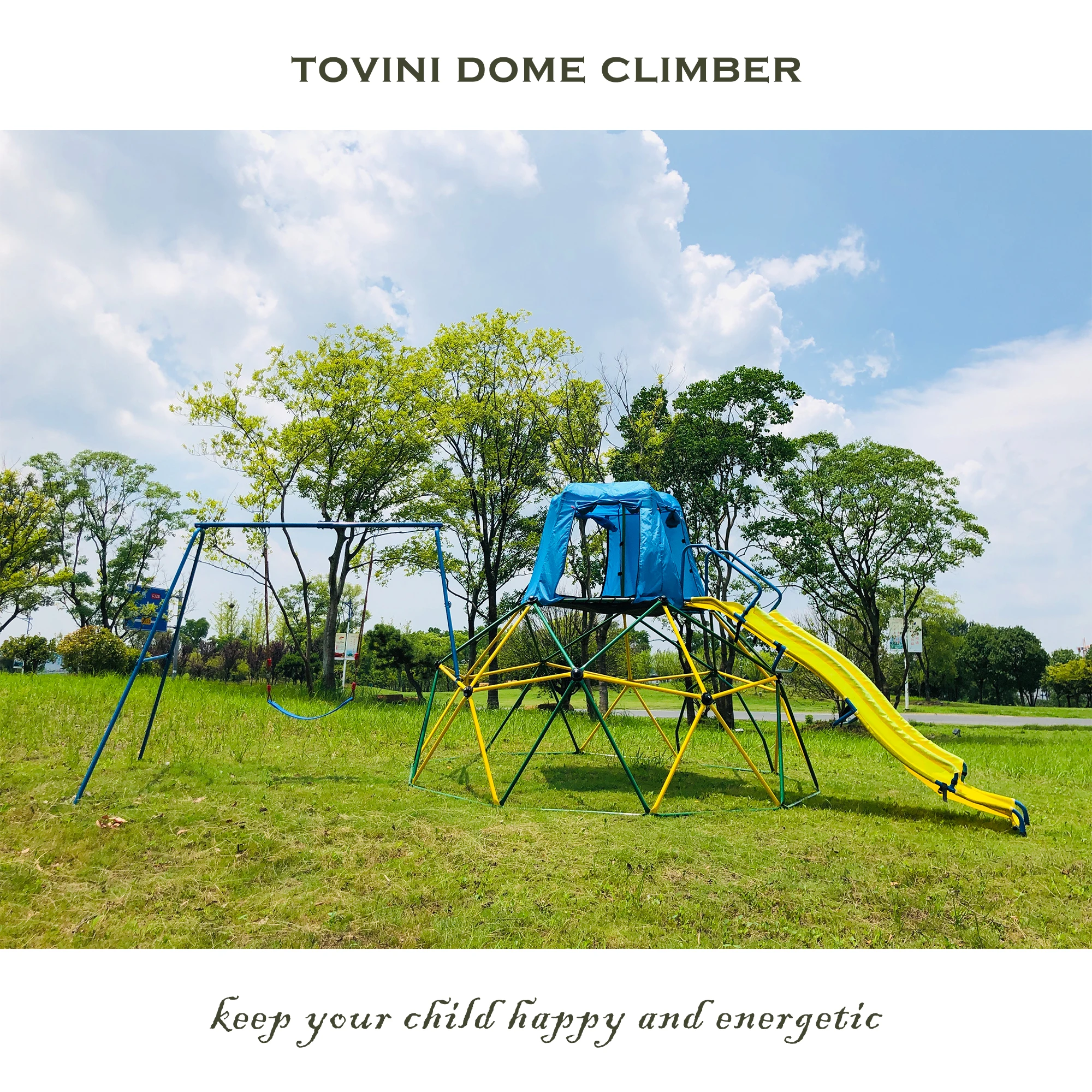 Steel frame Dome climber children fitness harness tovini frame climber top best sale 2022 with multiple function