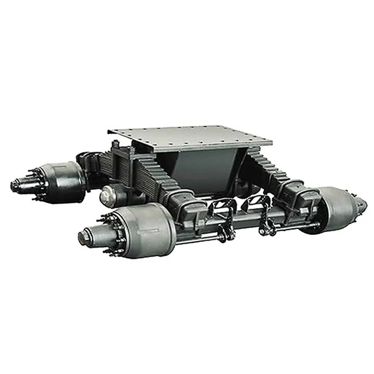 Factory Outlet German 24t 28t 32t Super Bogie Trailer Axle Suspension For Semi Trailer