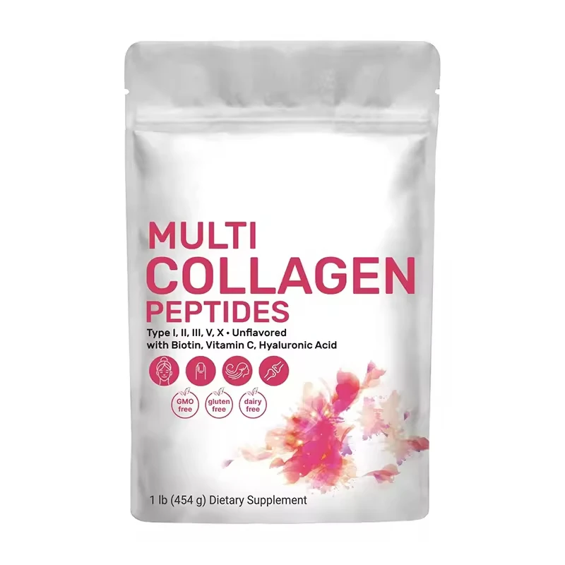Super Collagen Hydrolyzed Collagen Peptides Powder Best private label beauty pure collagen powder