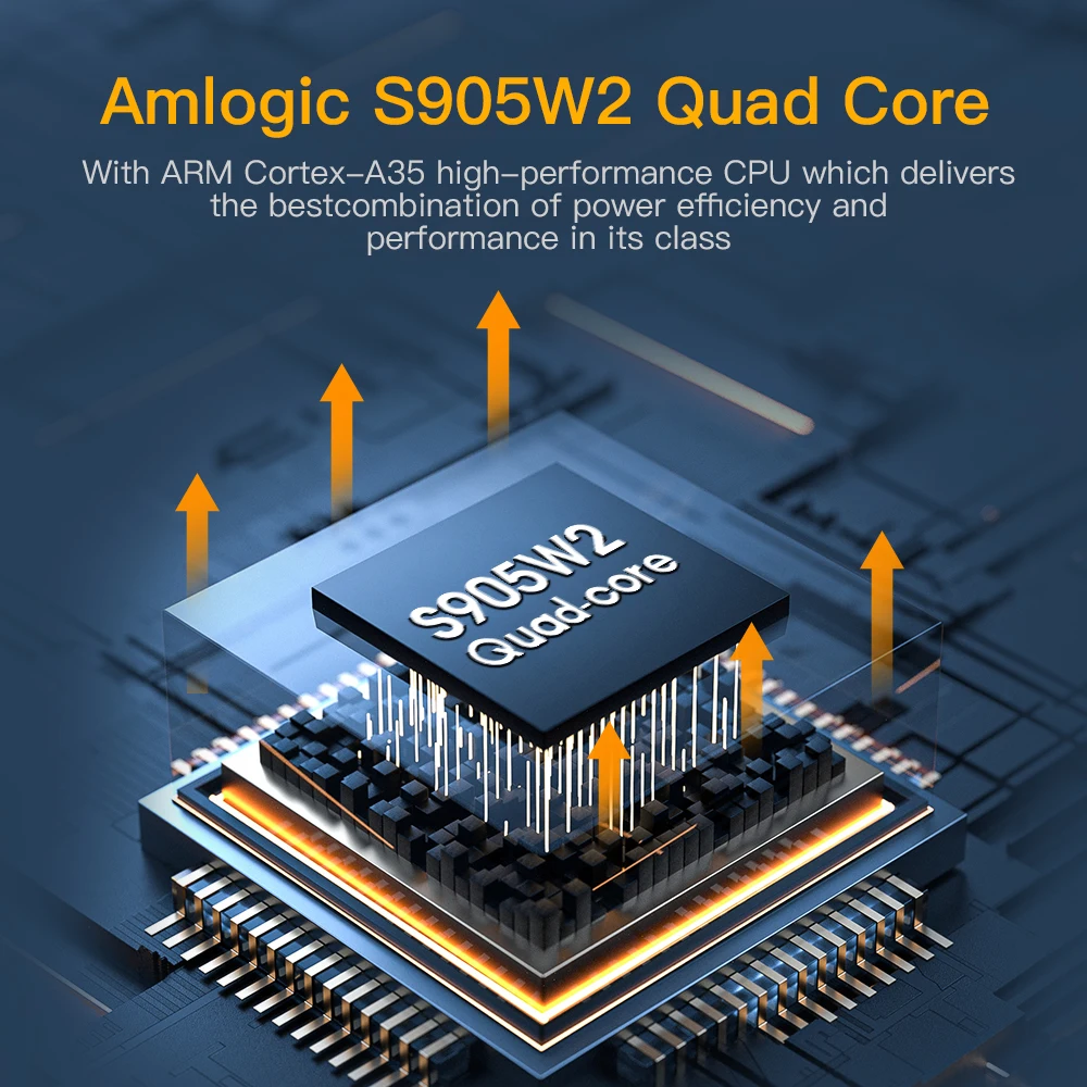 smart tech tv box 2GB 16G s905w2 Xs97 V1 global version android box tv