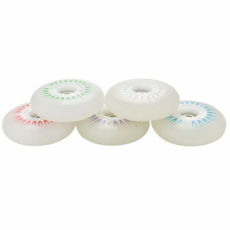 Inline Flash Roller Wheel 90A 60mm 64mm 68mm 70mm SEBA Skate LED Light PU Freestyle Slalom Patines Tire