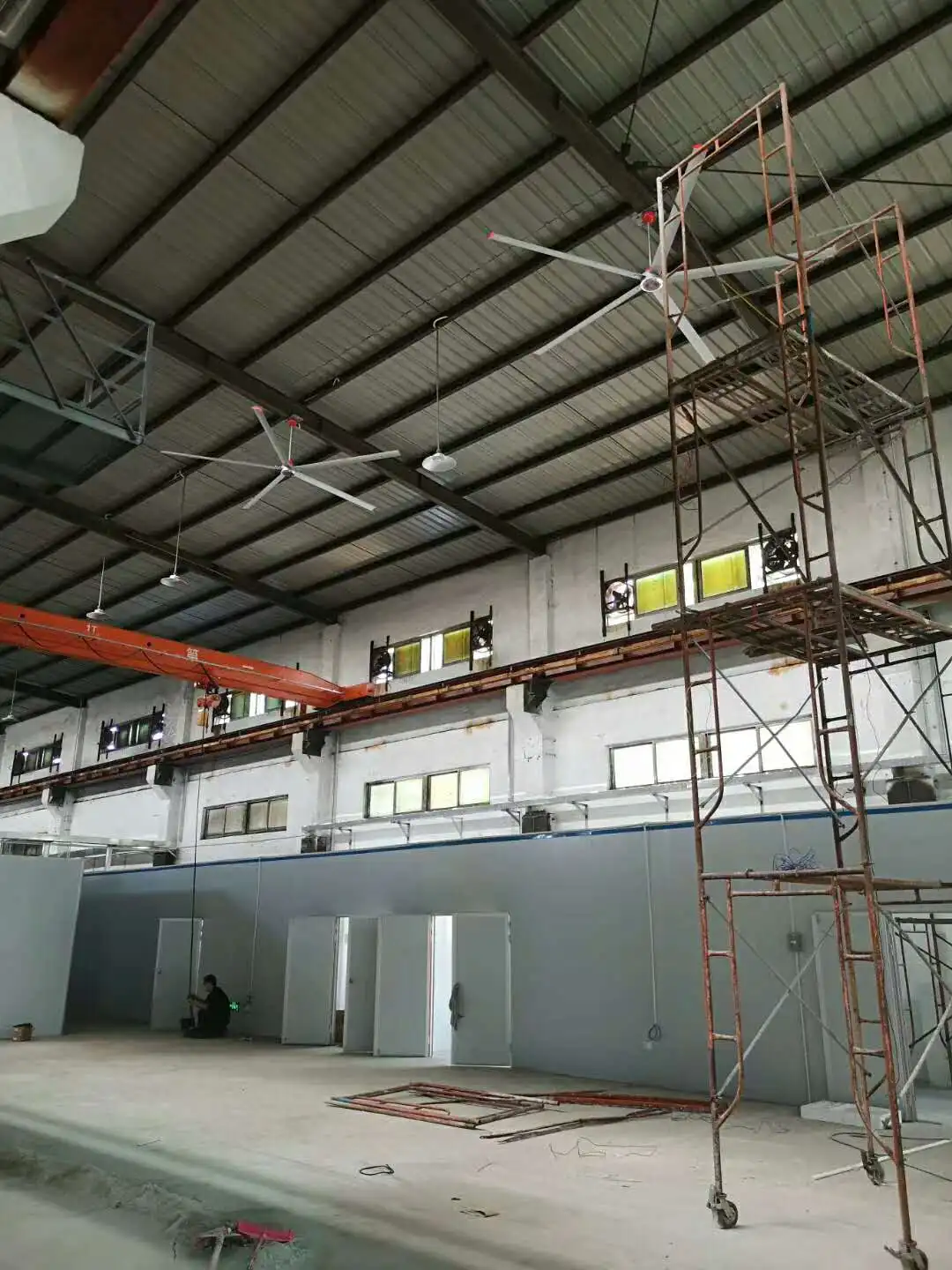 WEIYU 12FT Air Cooler Electric Fan PMSM HVLS Wholesale Price Ceiling Fan Ceiling