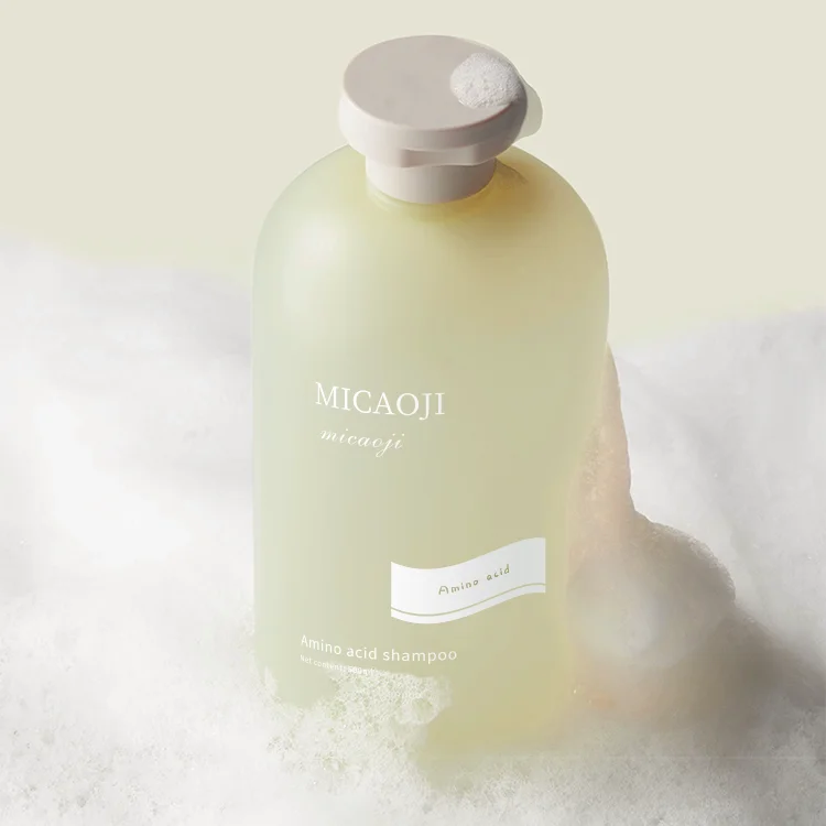 Label Private Wholesale Product Oem Hair-Repairing Hair Shampoo Silky Hair Amino Acid Shampoo For Wavy, Curly, Coily Hair