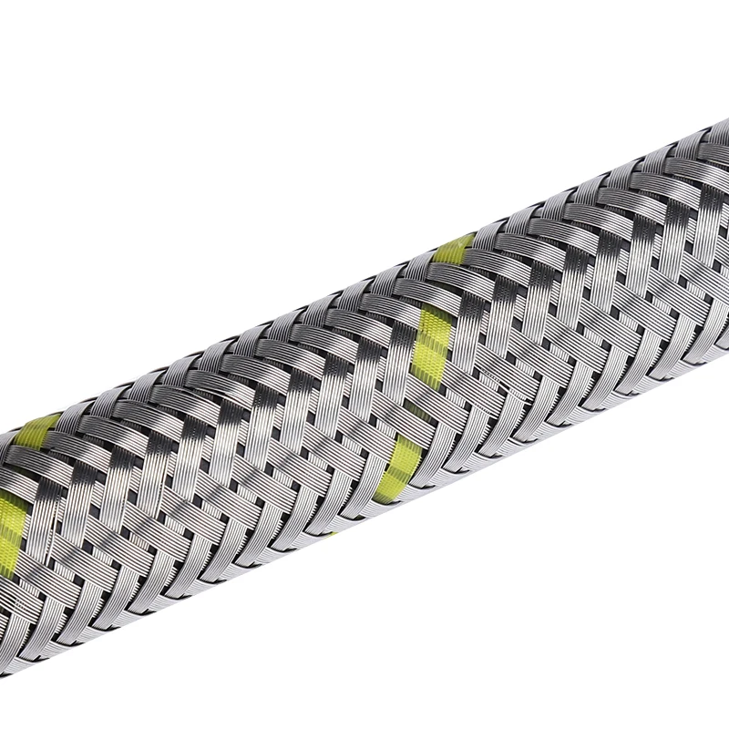 HIGH QUALITY FLEXIBLE 304 STAINLESS STEEL WIRE GAS BRAIDED TUBE