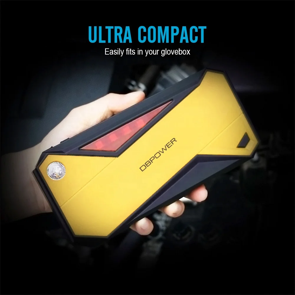 DBPOWER 800A Peak 18000Mah Portable Mini Car Battery Jump Starter