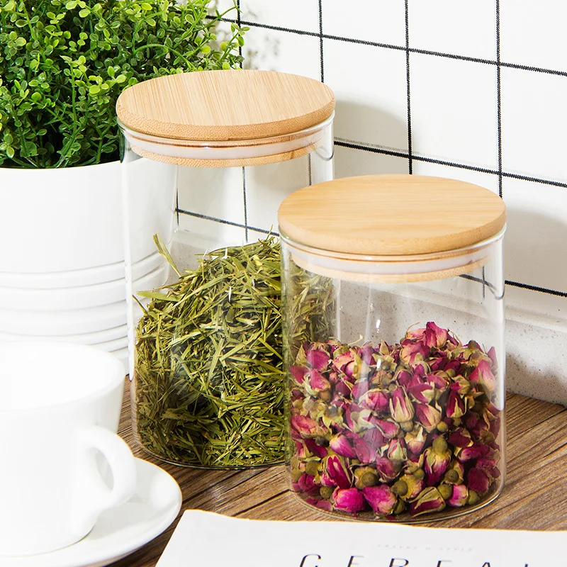 Factory Direct Supply Recycled Glass Jars Heat-Resisting High Borosilicate Glass Jar