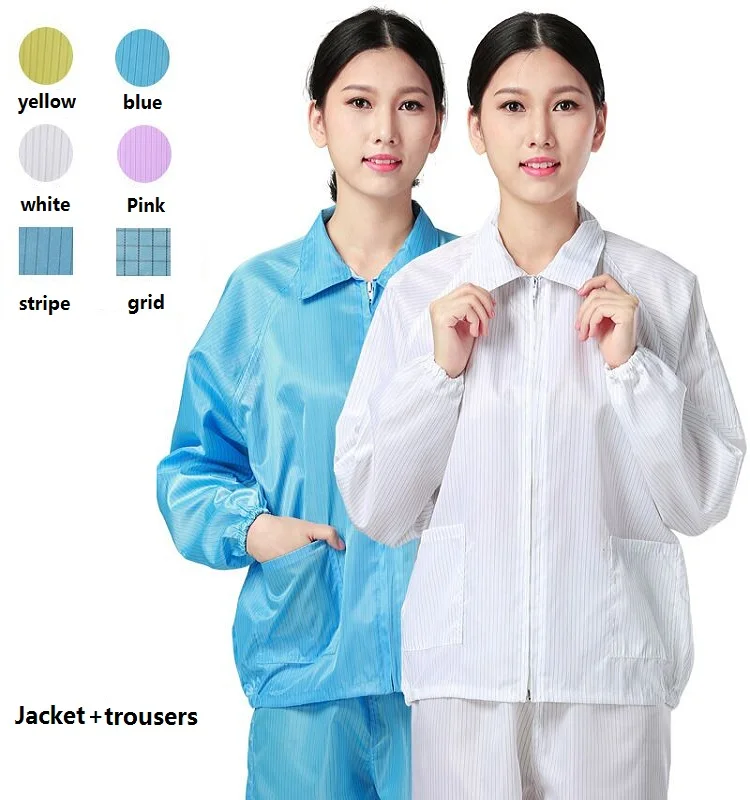 Антистатическая одежда ESD Smock/ESD Garment антистатическая ткань для чистых