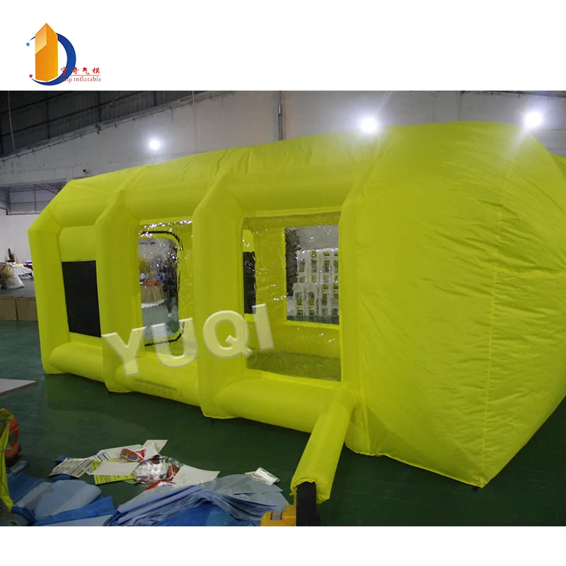 YUQI Mobile Portable Car Spray Tent Inflatable Car Painting Spray Paint Booth For Sale